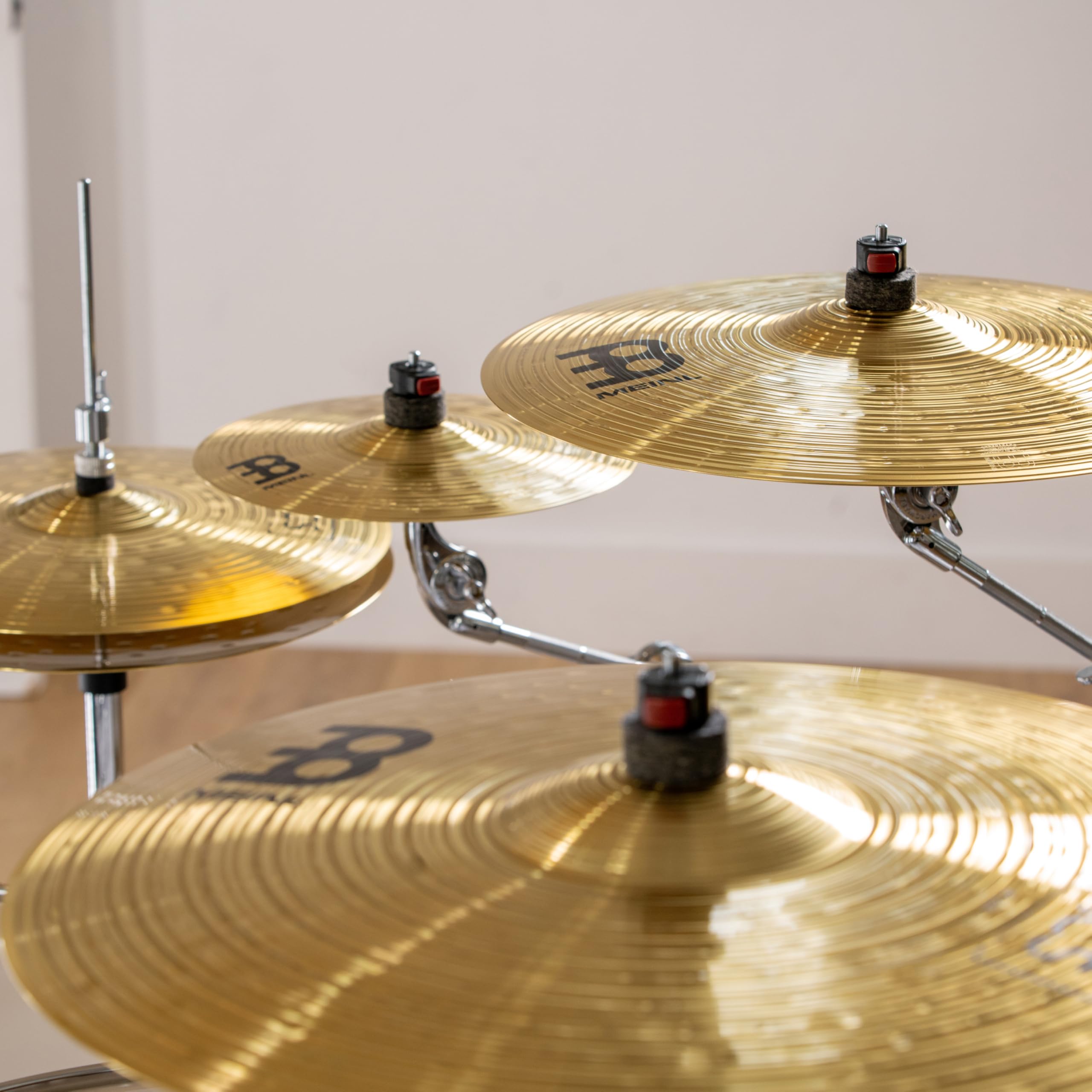 Meinl Cymbals HCS CS2 - Set di piatti espansi per batteria con Hihat, crash, Ride, Splash, Made in Germany, in ottone resistente, 2 anni di garanzia