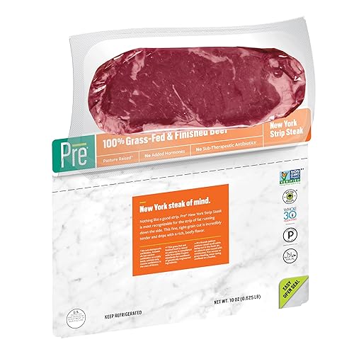 Miniatura 3 de New York Strip Steak – 100% alimentado con pasto, acabado de hierba y carne criada en pasto – 10 oz.