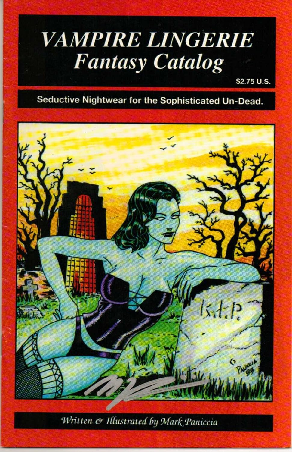 Vampire Lingerie Fantasy Catalog No. 1, (Signed By Mark
