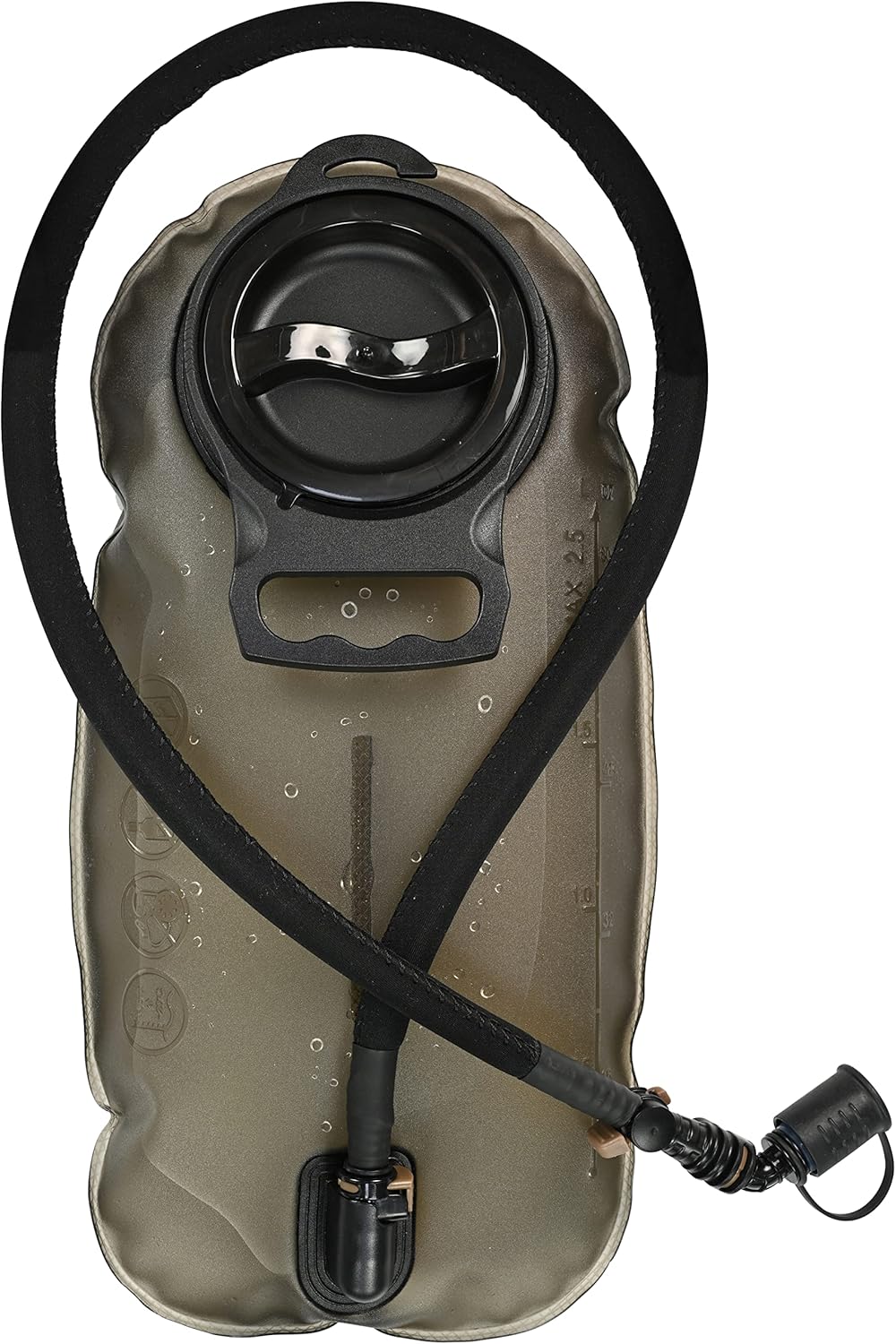 MARCHWAY 2L/2.5L/3L Tactical TPU Hydration Bladder, Tasteless BPA Free Water Reservoir Bag with Insulated Tube for Hydration Pack for Cycling, Hiking, Running, Climbing, Biking (3L Grey 100oz) : Sports & Outdoors