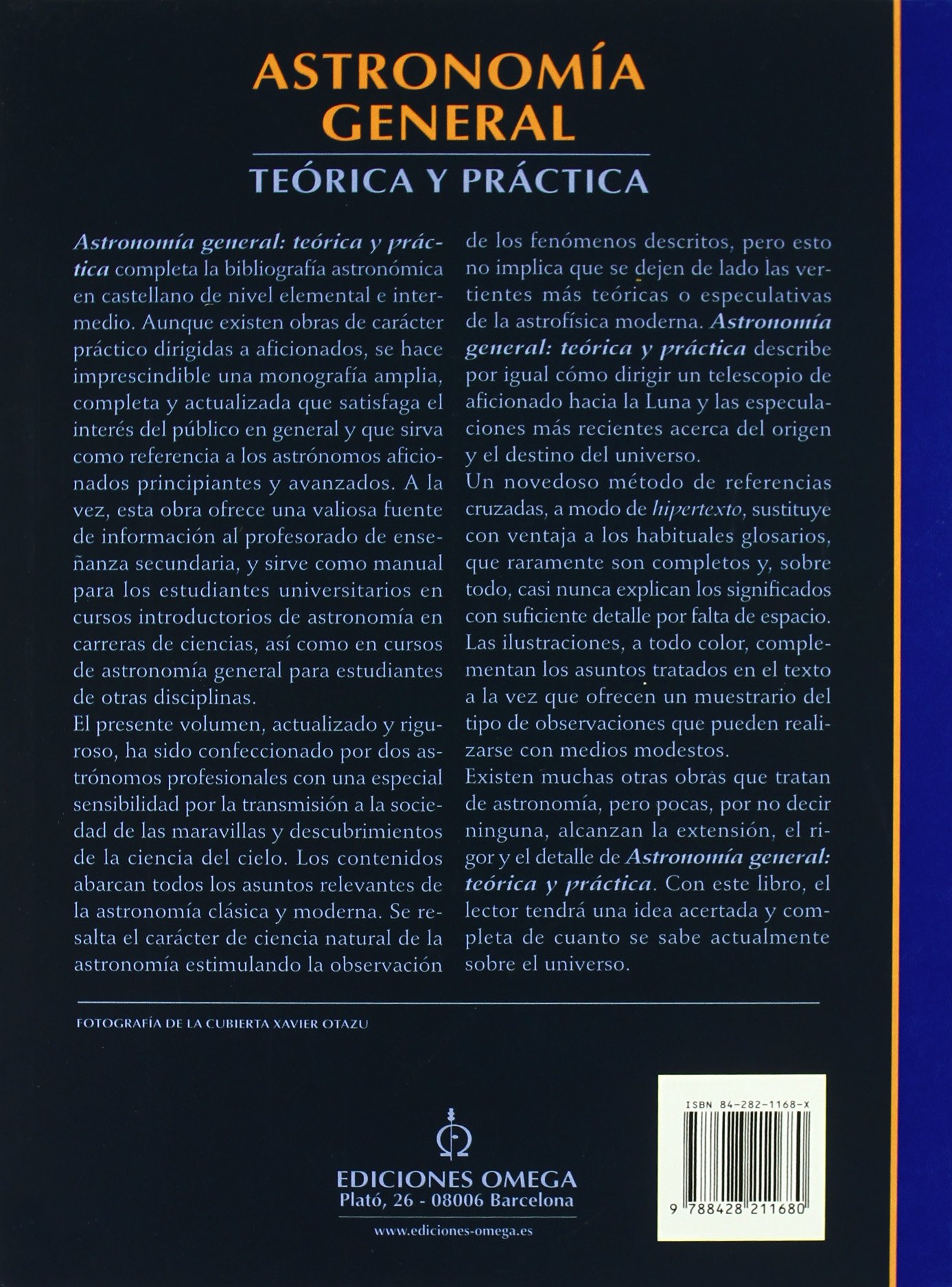 ASTRONOMIA GENERAL TEORIA Y PRACTICA (GEOGRAFÍA Y GEOLOGÍA-ASTRONOMIA)