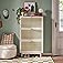 mopio Hannah Shoe Cabinet, Natural Rattan Farmhouse Shoe Storage Organizer, 3 Door Closet Rack for Entryway, Spacious Hallway