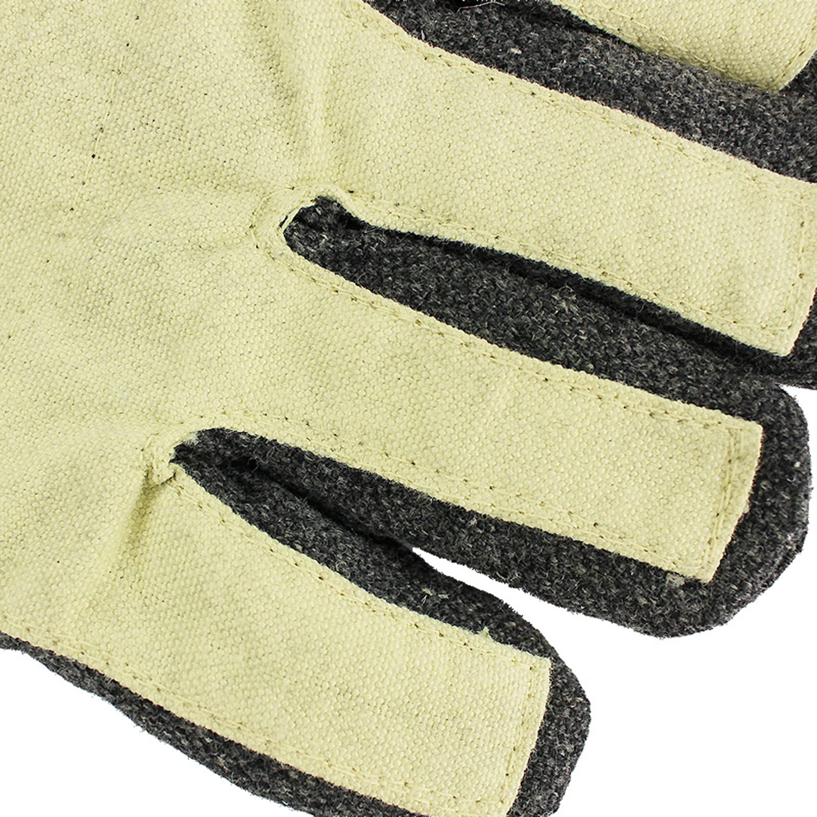 Gartenhandschuhe, schnittfeste Handschuhe, feuerfeste Handschuhe, Schutzhandschuhe aus Kohlefaser-Aluminiumfolie, hochtemperaturbeständige Handschuhe, Sicherheits-Arbeitshandschuhe for Metallurgie, He