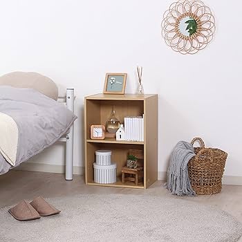 Amazon｜不二貿易(Fujiboeki) カラーボックス 2段 幅41.8cm 奥行29cm