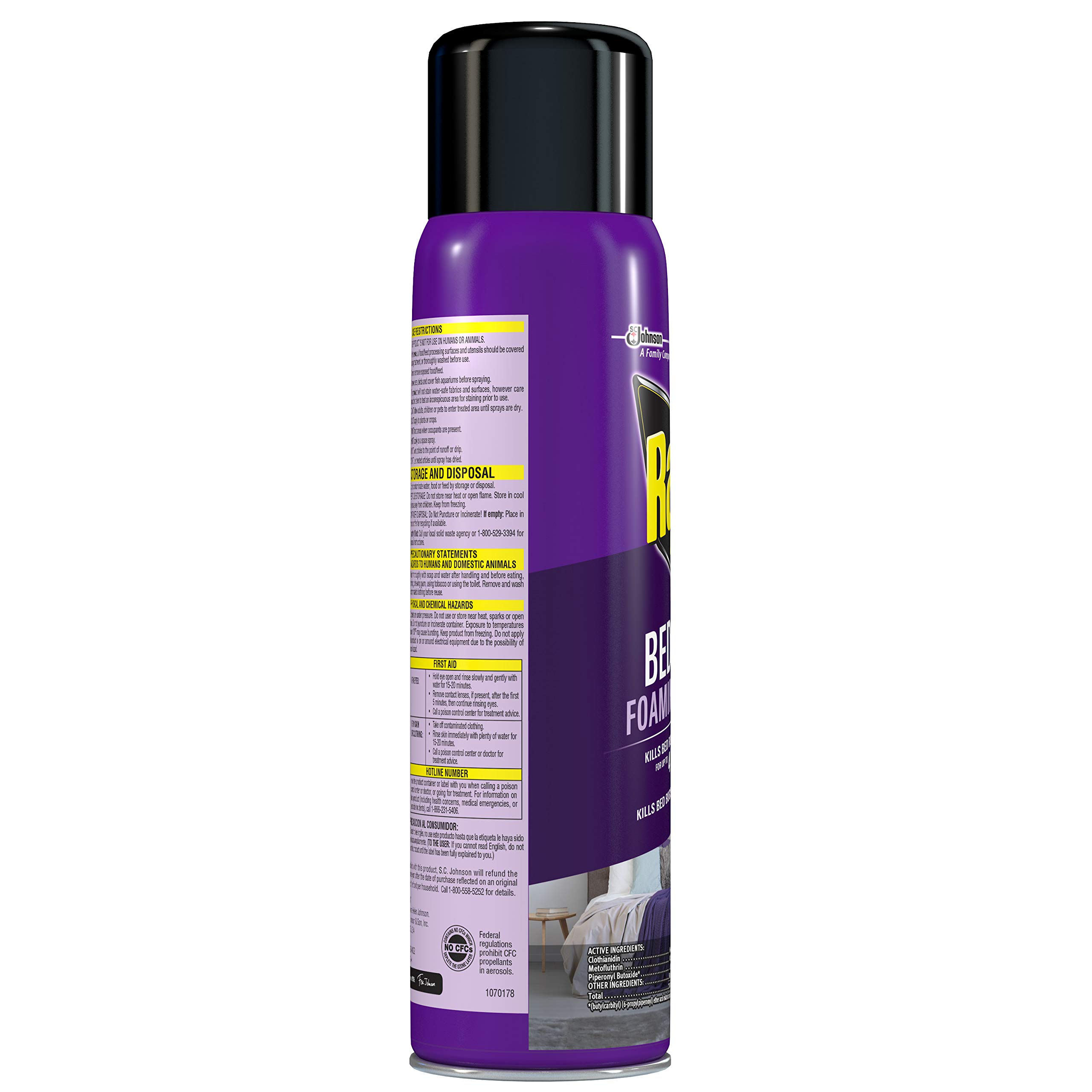 Buy Raid Bed Bug Foaming Spray, Kills Bed Bugs and Their Eggs, For