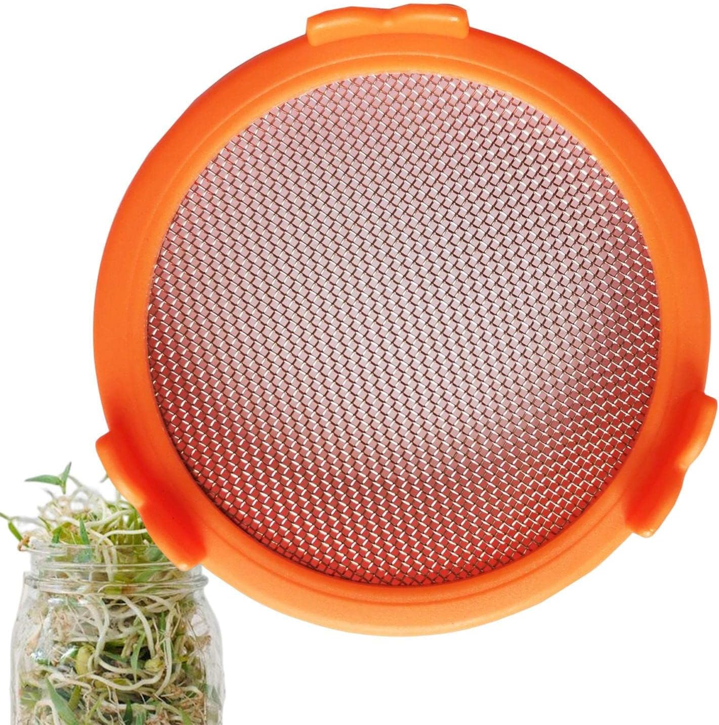 Sprouting Jars with Screen Lids Wide Mouth Mason Jars