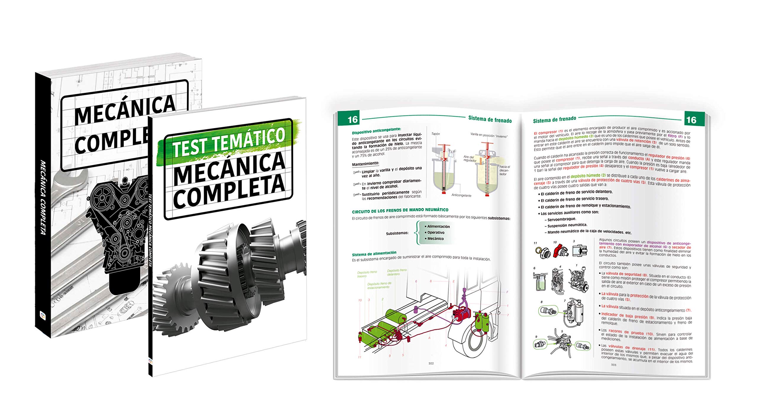Pack Mecánica Completa Manual y Test Temático. Estudia y Aprueba de la mano de la Editorial Etrasa Número Uno del Sector de las Autoescuelas