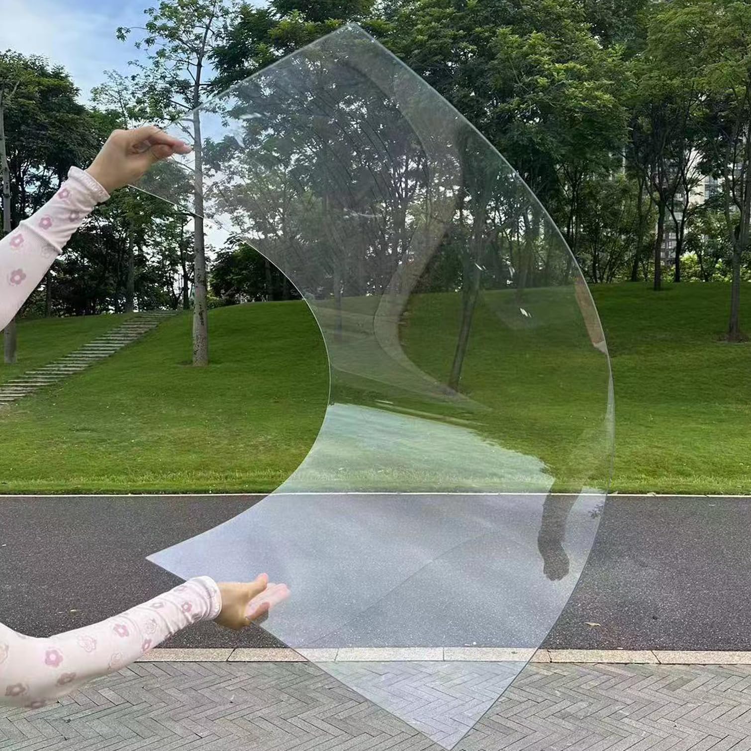 Protection UV imperméable en polycarbonate acrylique transparent pour toiture de serre