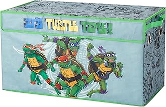 Teenage Mutant Ninja Turtles Collapsible Storage Trunk, Durable with Soft Lid, 28.5"x14.5"x16"