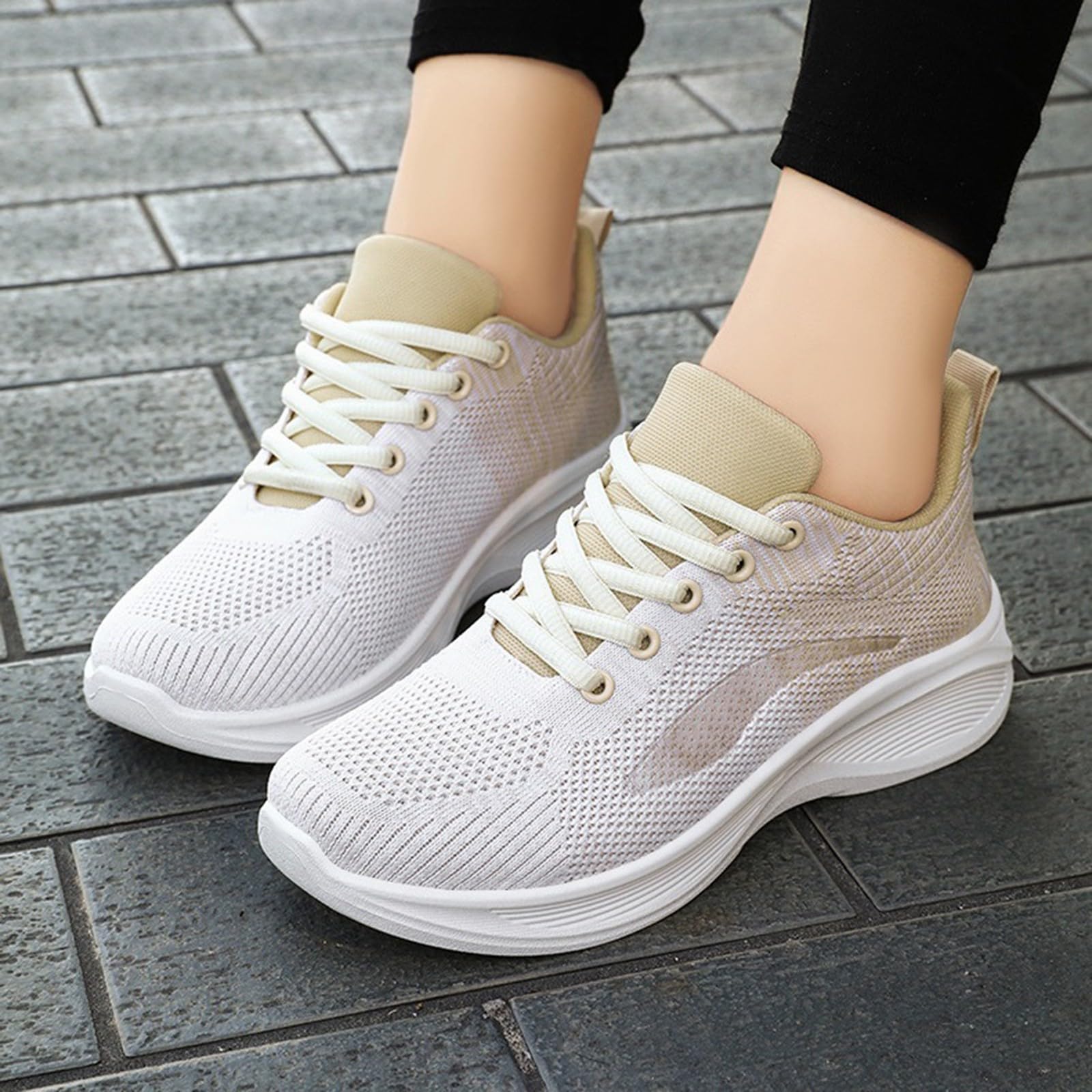 Zapatillas ligeras para mujer, zapatillas de gimnasio para mujer, cómodas, antideslizantes, para estar de pie, todo el día, informales, con soporte de arco, zapatos suaves para caminar, gimnasio,
