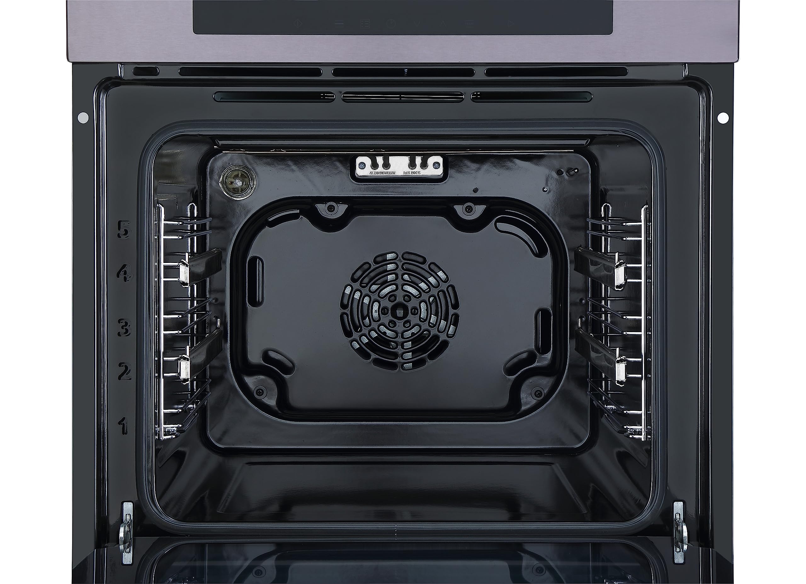respekta | Horno empotrable autosuficiente | DIGI 8 Black Steel
