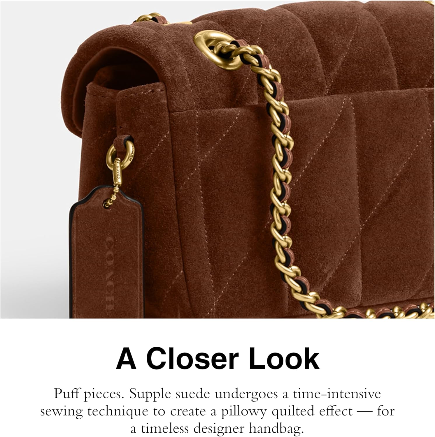 COACH Women's Quilted Leather Tabby 20 Shoulder Bag - Image 5