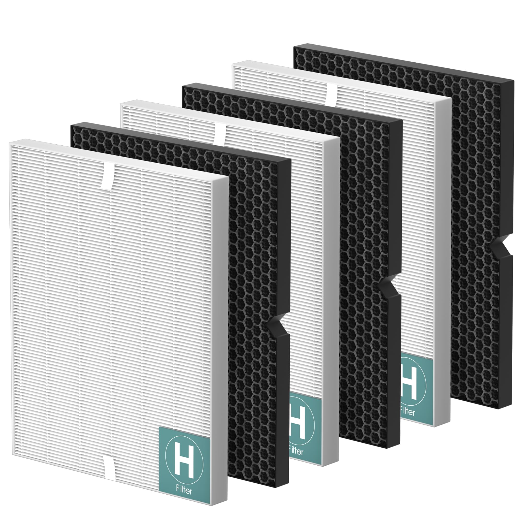 Photo 1 of Improvedhand 116130 Replacement Filter H for Winix 5500-2 Air Purifier, 3 Set