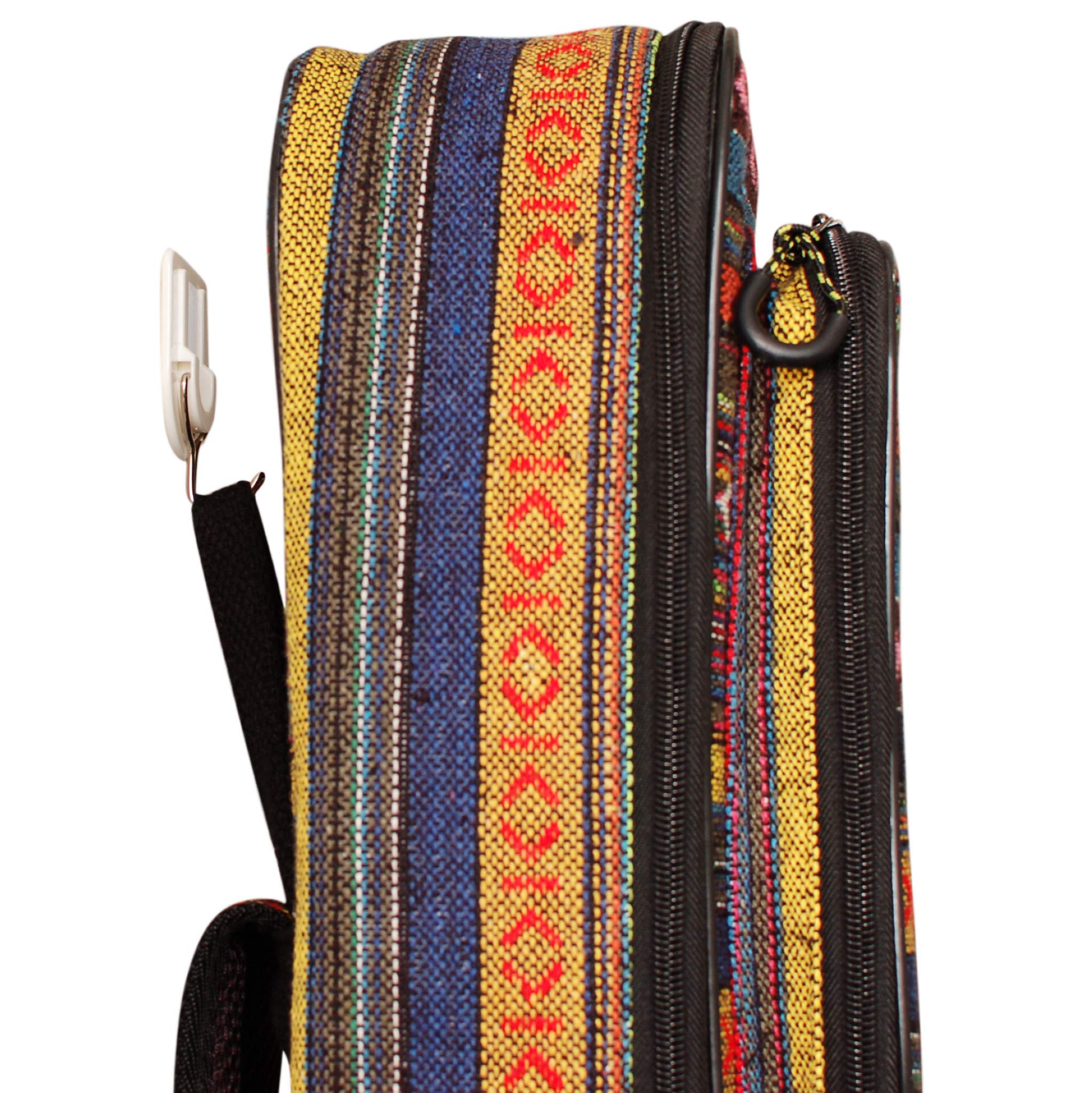 Music First Ukulele-Tasche für Bariton-Ukulele, 15 mm dick, gepolstert, 76,2 cm ~ 78,7 cm