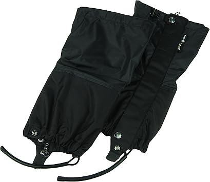 Amazon イスカ Isuka ゴアテックス ライトスパッツ フロントジッパー ブラック イスカ Isuka 登山用ゲイター スパッツ