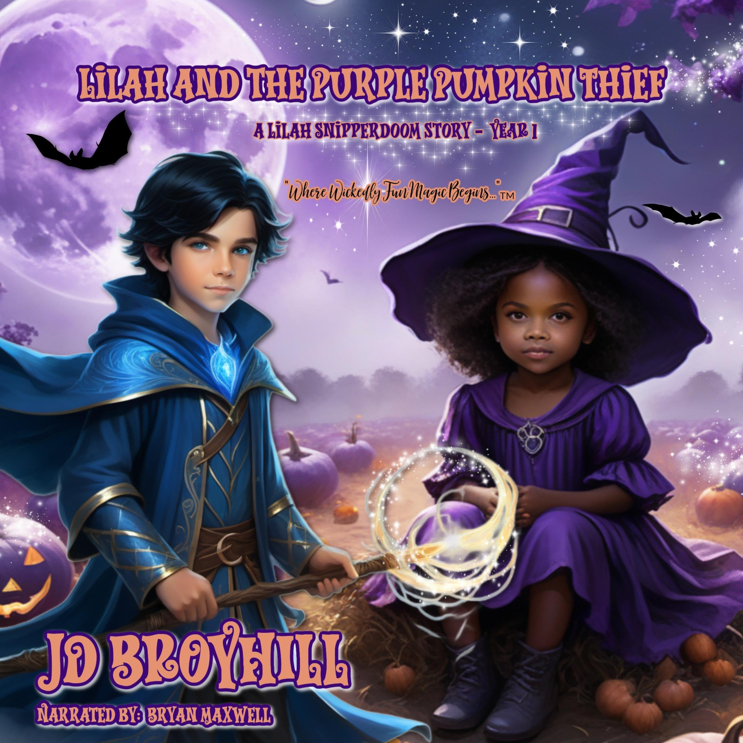 Cover art for Lilah and the Purple Pumpkin Thief