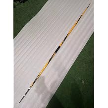 Competition Javelin 600Grams Black with Yellow Spiral Design Javelins 600g for Competition and Training
