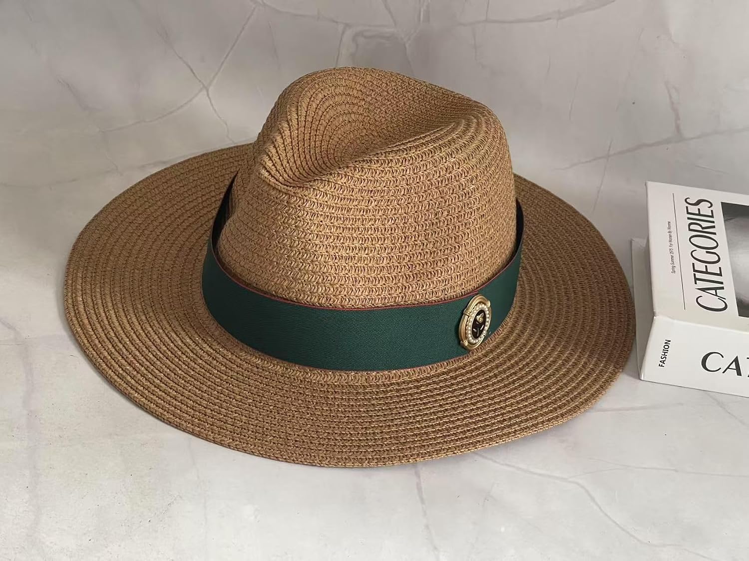 Women Victoria Fedora Hat for Beach- Wide Brim Panama for Women - Sun Hat UPF Fascinator Summer Cowgirl for Travelling Flattering 2025 Pink