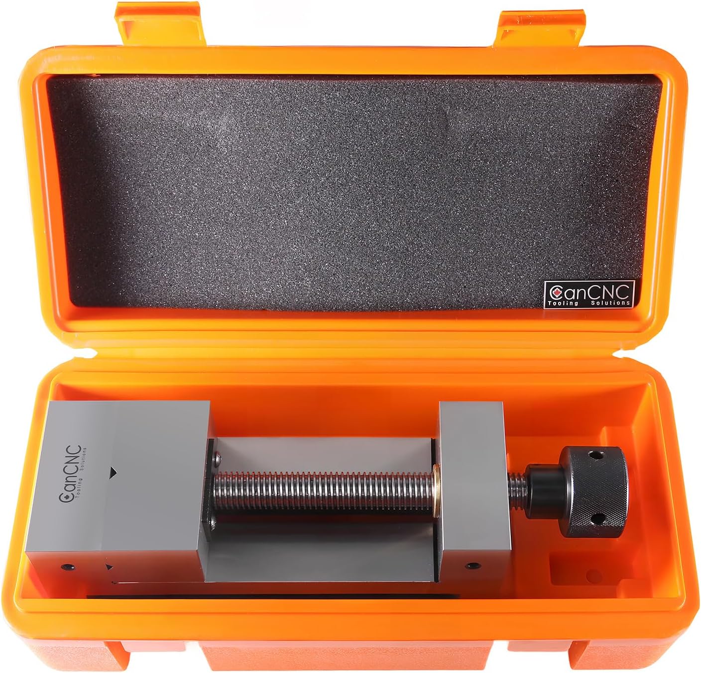 Accusize Industrial Tools 63 mm Metric Precision Toolmaker Vise, 0.003 mm/100 mm Parallelism, 0.005 mm/100 mm Squareness, 0536-Vs25