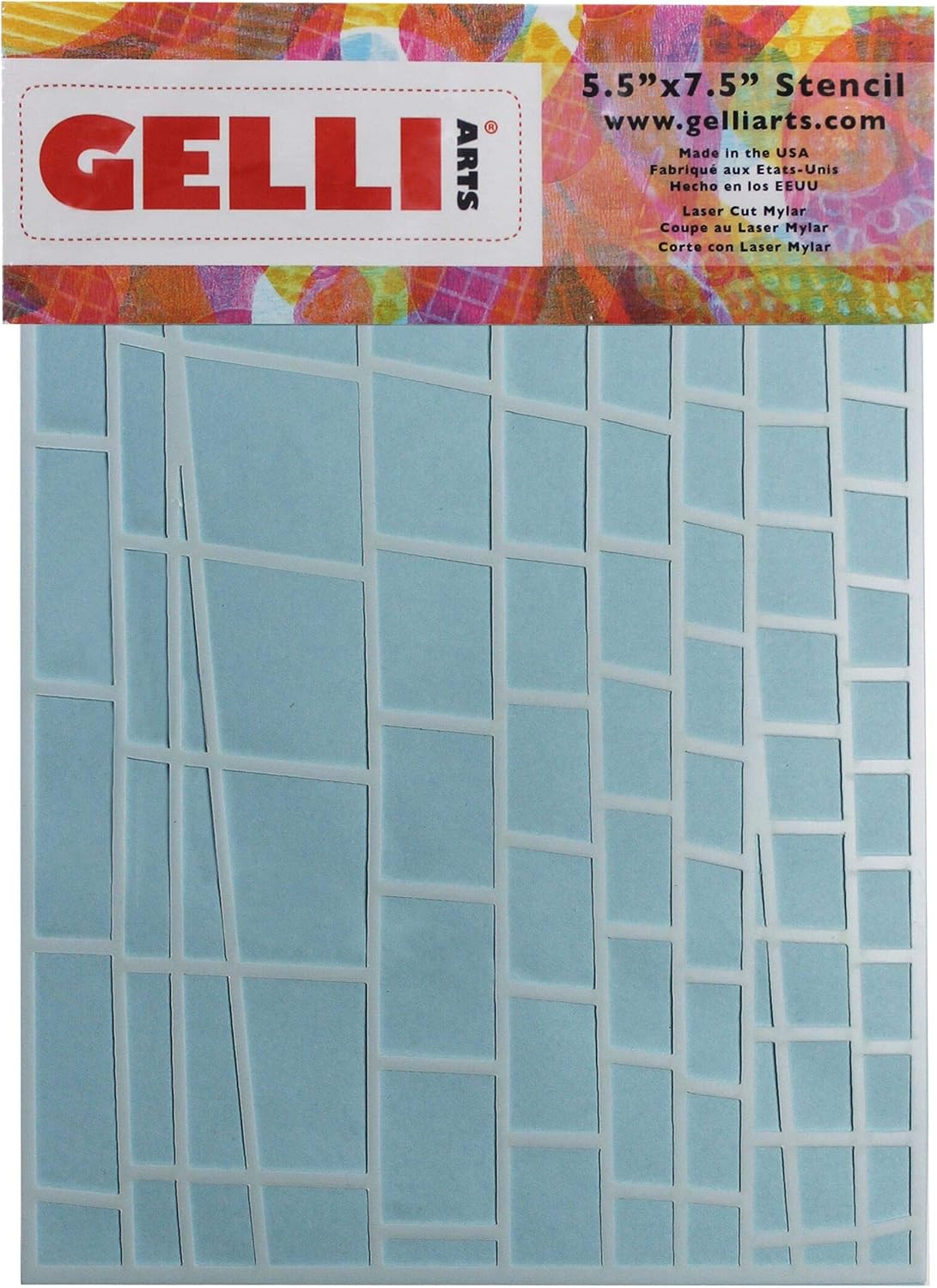 Gelli Arts Stencils (Flower 5x7)