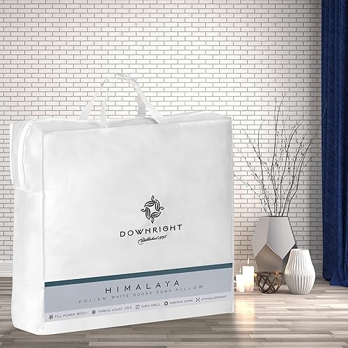 Miniatura 7 de Downright Almohada de plumón Himalaya de 354 hilos, 16 onzas, 20 x 30 pulgadas, Queen 20 x 30