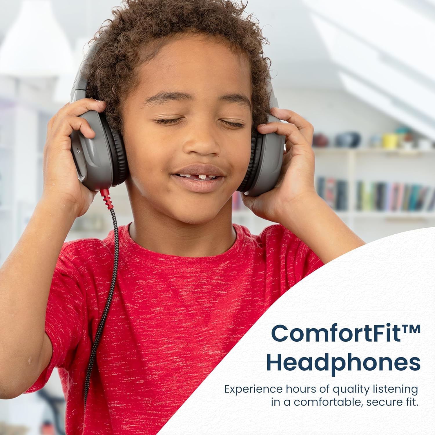 Brenthaven Rugged 2 Wired Headphones No Mic | 3.5 mm (10 Pack) - Long Tangle Free Chew-Proof Cord - Reliable Drop Tested and Comfortable for Kids K-12 Students Classroom and School Use - Image 4