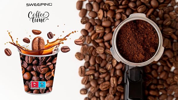 SWEEPING,1000 Bicchierini Caffè monouso,tazzine caffe in carta da 75ml - 5