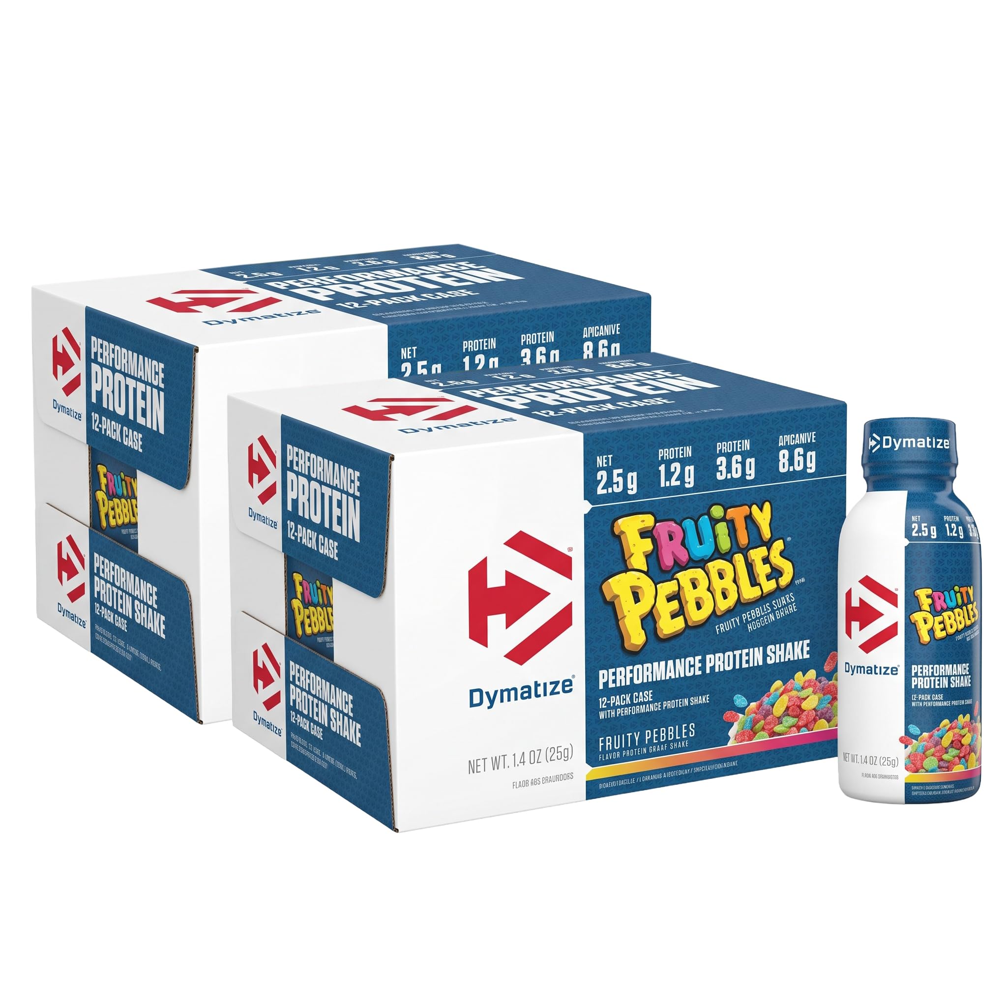 Dymatize 30g High Protein Performance Shake, Fruity Pebbles, 12 Pack — Amazon image 10