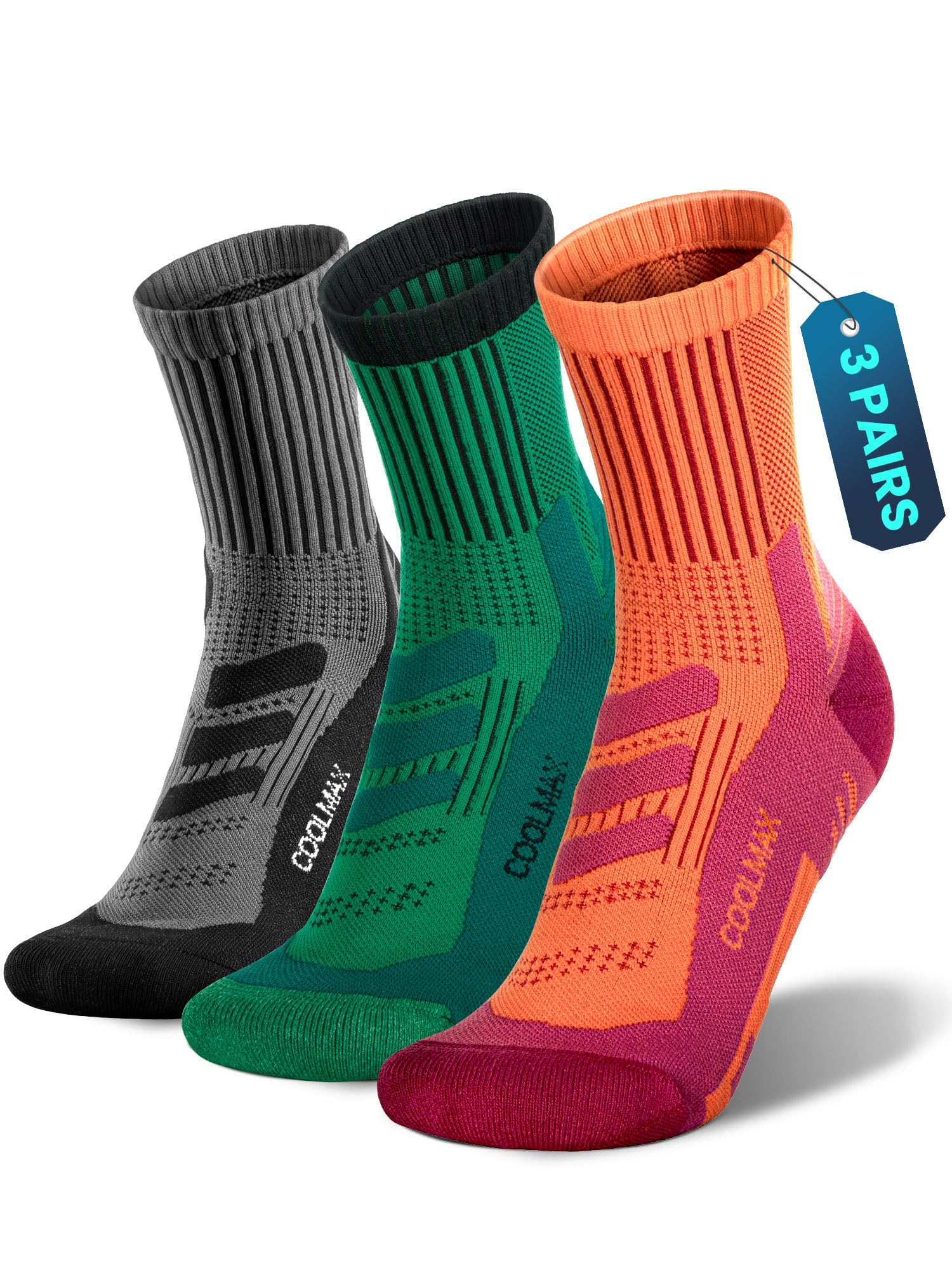 Rahhint Coolmax Quick Dry Cooling Hiking Socks