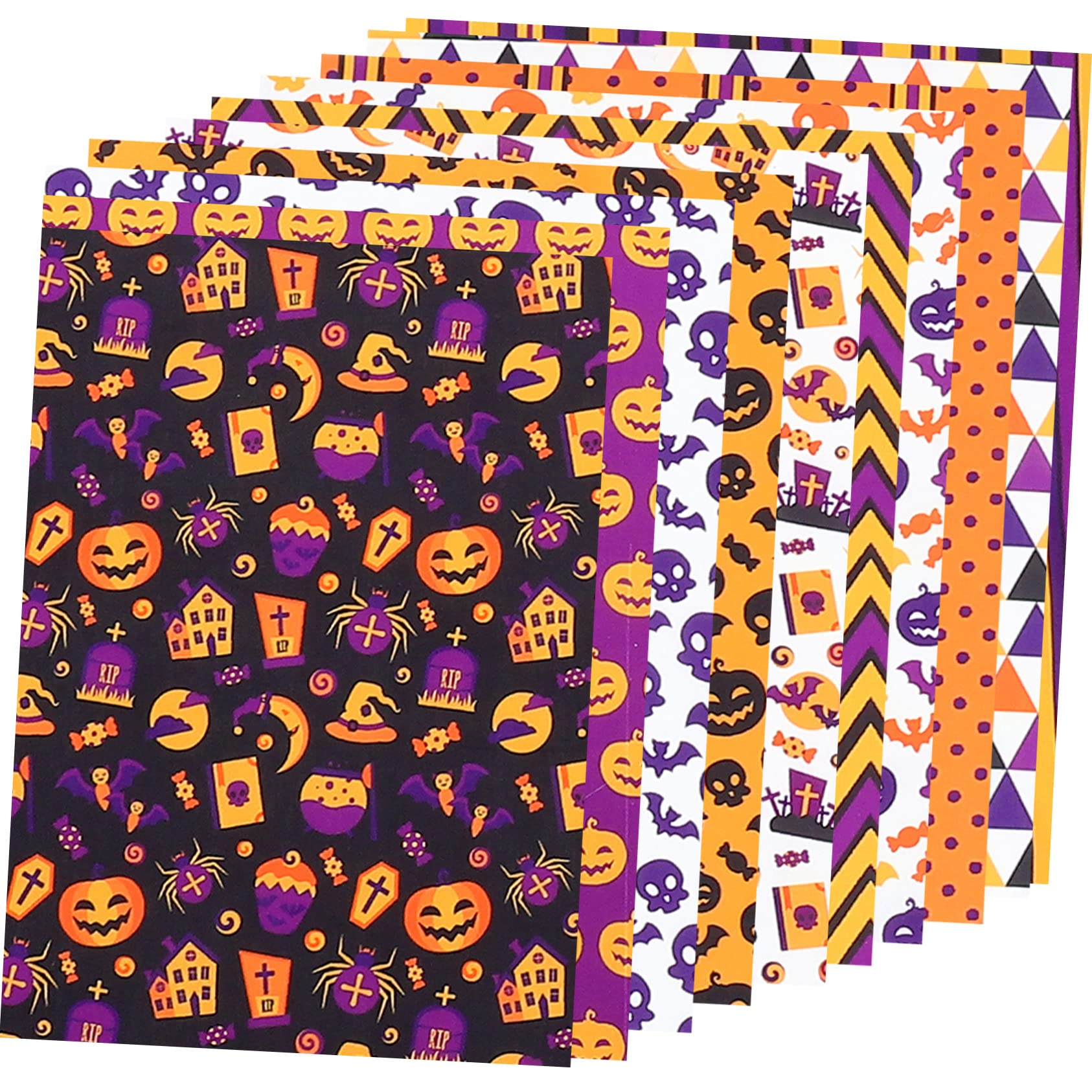 Amazon | PHENOFICE 10枚 ハロウィン布セット ハロウィンガーランド 