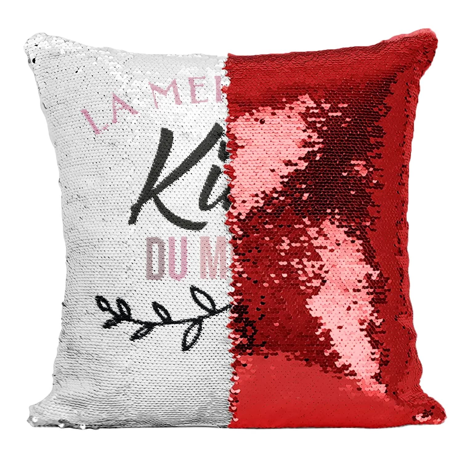 Coussin kiné paillettes rouge fatigue lombaire soulagée cabinet