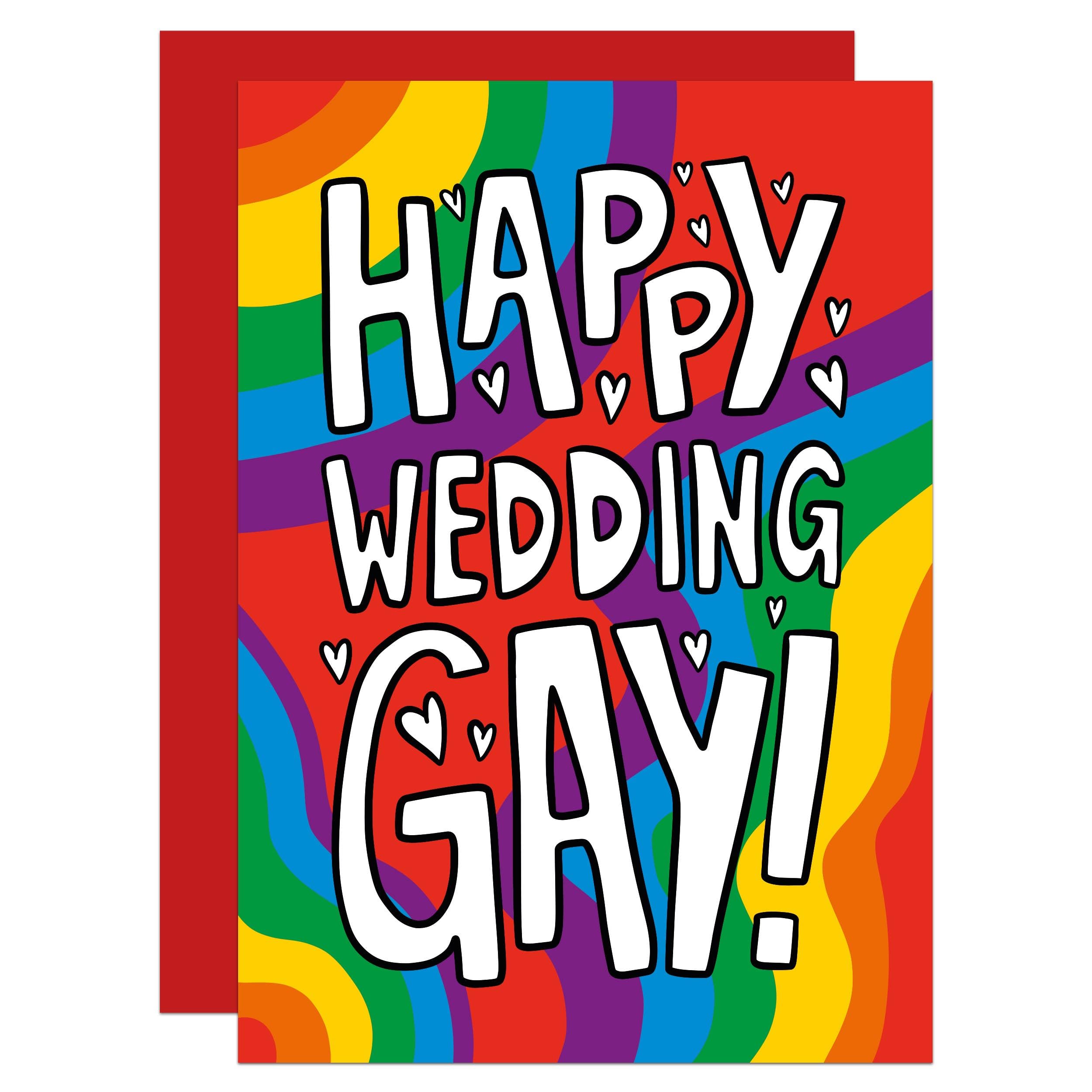 Gay Wedding Card, Lesbian, Cheers To Couple, Funny Engagement, Gay Couple, LGBTQ