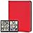 Trading Card Binder 9 Pocket, GERMUN PU Cover Card Binder for 360 Cards, Premium Trading Card Holder Folders, Double Sided Pocket Card Album for MTG, TCG (RED)