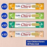 Vista 6 de INABA - Golosinas Churu para gatos, puré cremoso para gatos, sin cereales, que se puede lamer y exprimir / suplemento con vitamina E y taurina, 0.5