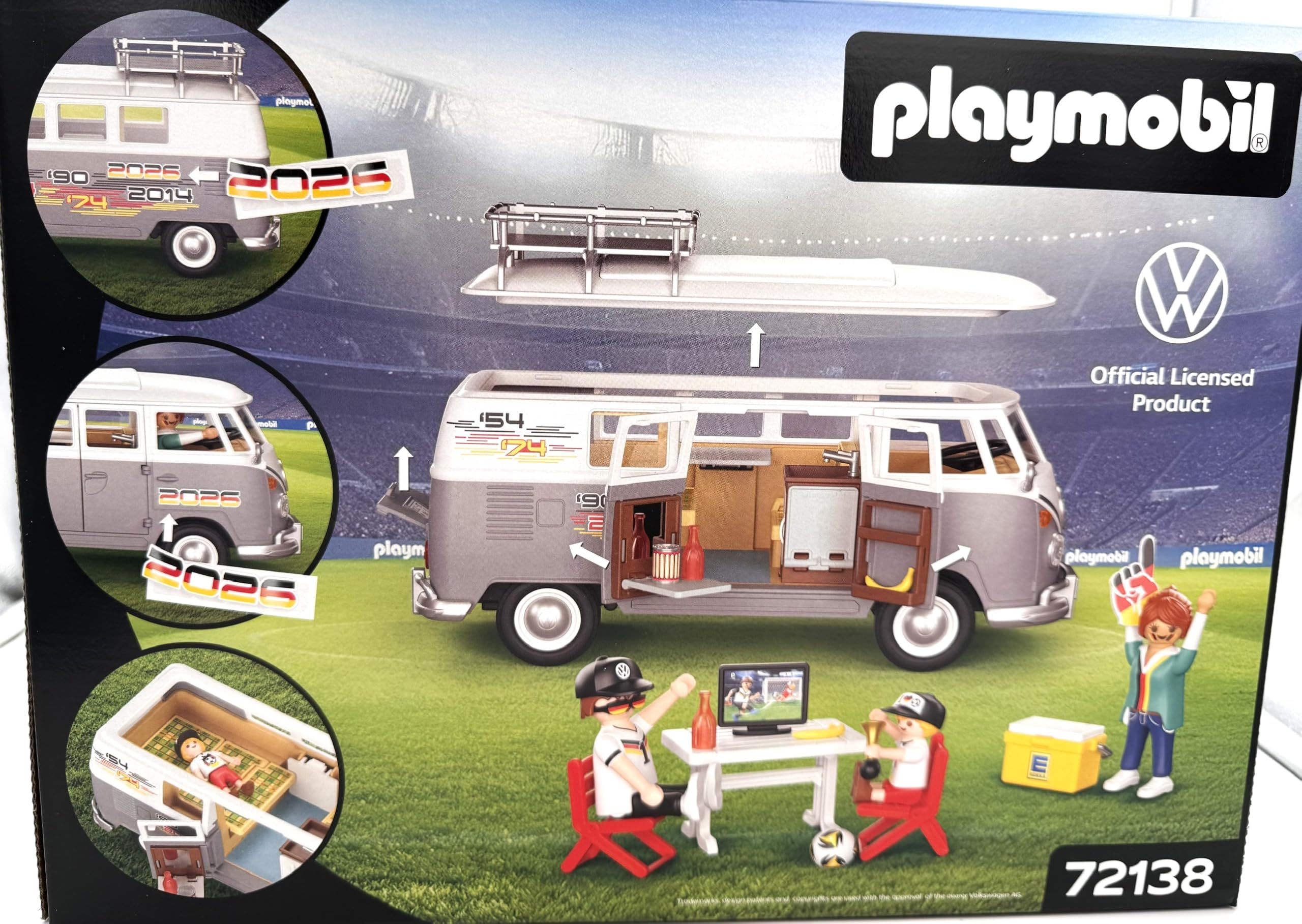 PLAYMOBIL 72138 VW T1 Fan Edition 2026 EDEKA