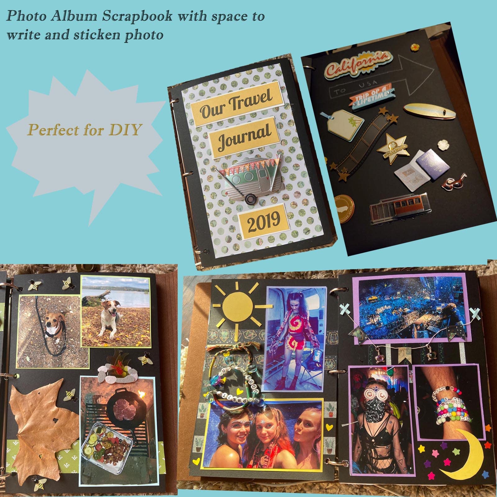 Zelf te Vormen Fotoalbum - Doe-Het-Zelf Accordeon Stijl - 1 stuk