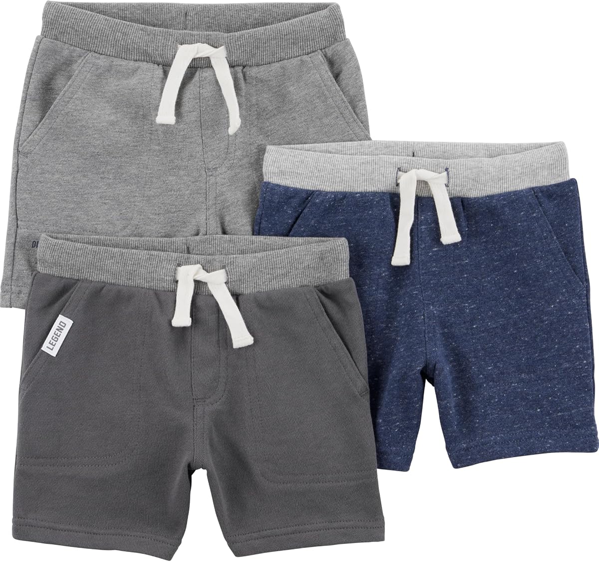 Simple Joys de Carter's Baby Boys Multi-pack Knit Shorts