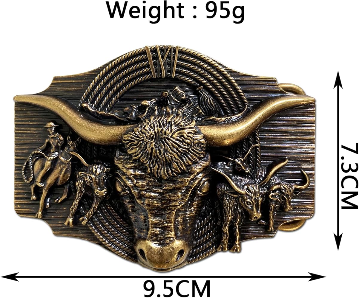 Boucle de ceinture taureau - France