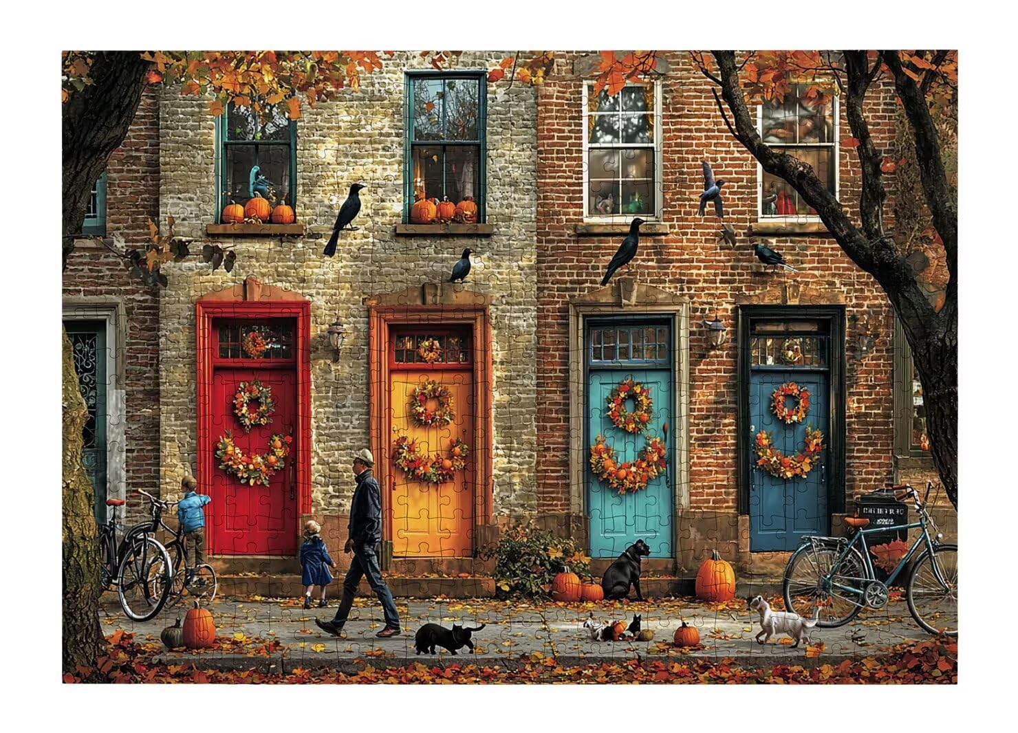 1500 sztuk puzzli dla dorosłych, puzzle krajobrazu, wystrój domu -4467