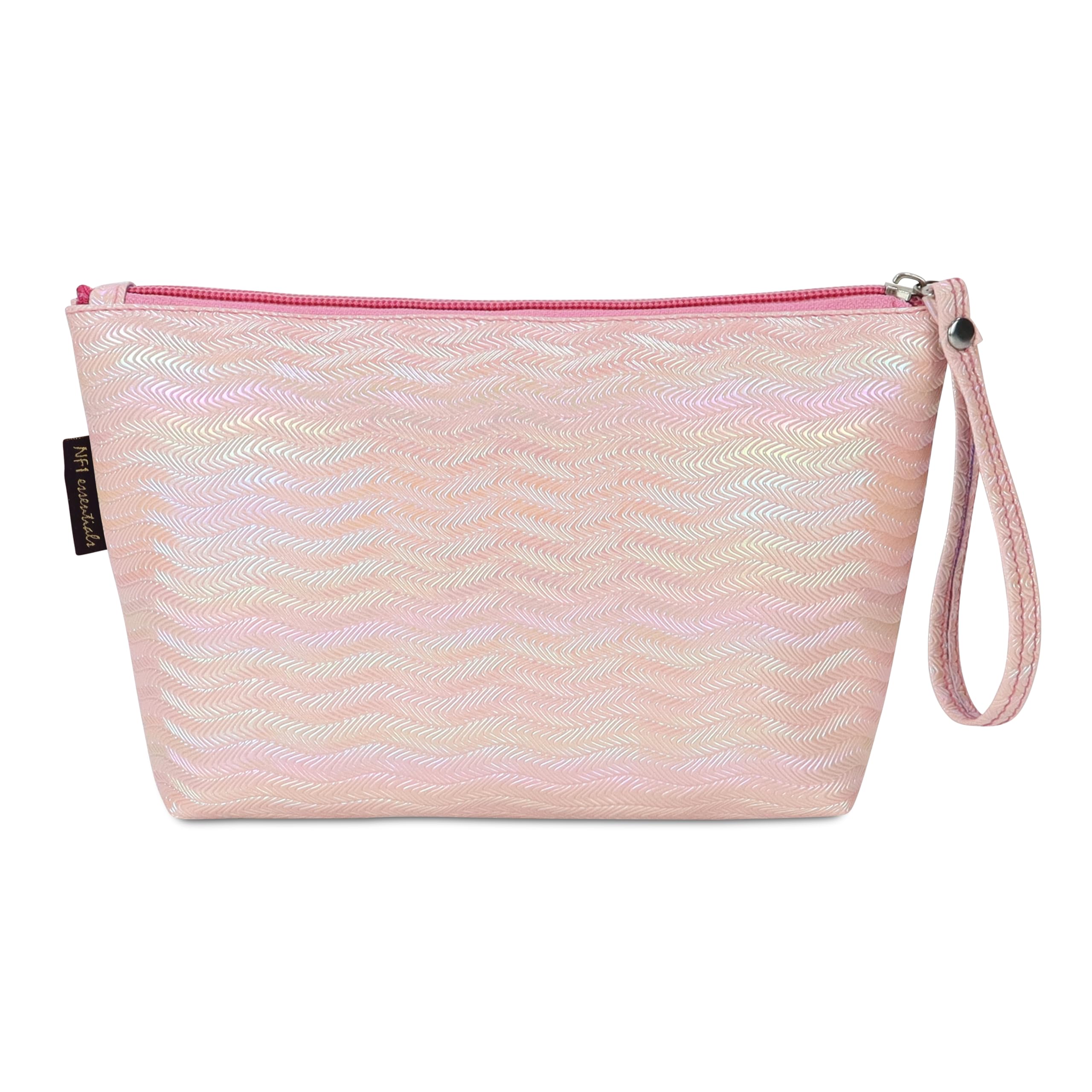 nfi essentials PU Makeup Pouches Stylish Pouch for Makeup Accessories Cosmetic Pouches for Women Toiletry Bag for Girls Make up Pouch for Women Storage Cosmetic Pouches Multifunctional Cosmetic Bag-picture-13