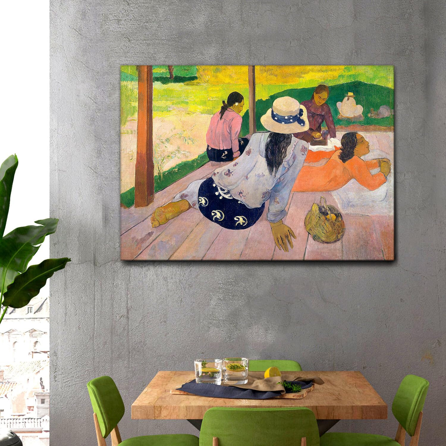 Giallobus - Cadre - Paul Gauguin - Dans Les Vieux Jours - Toile - 50x70 - Prêt à Accrocher - Peintures Modernes Pour La Maison