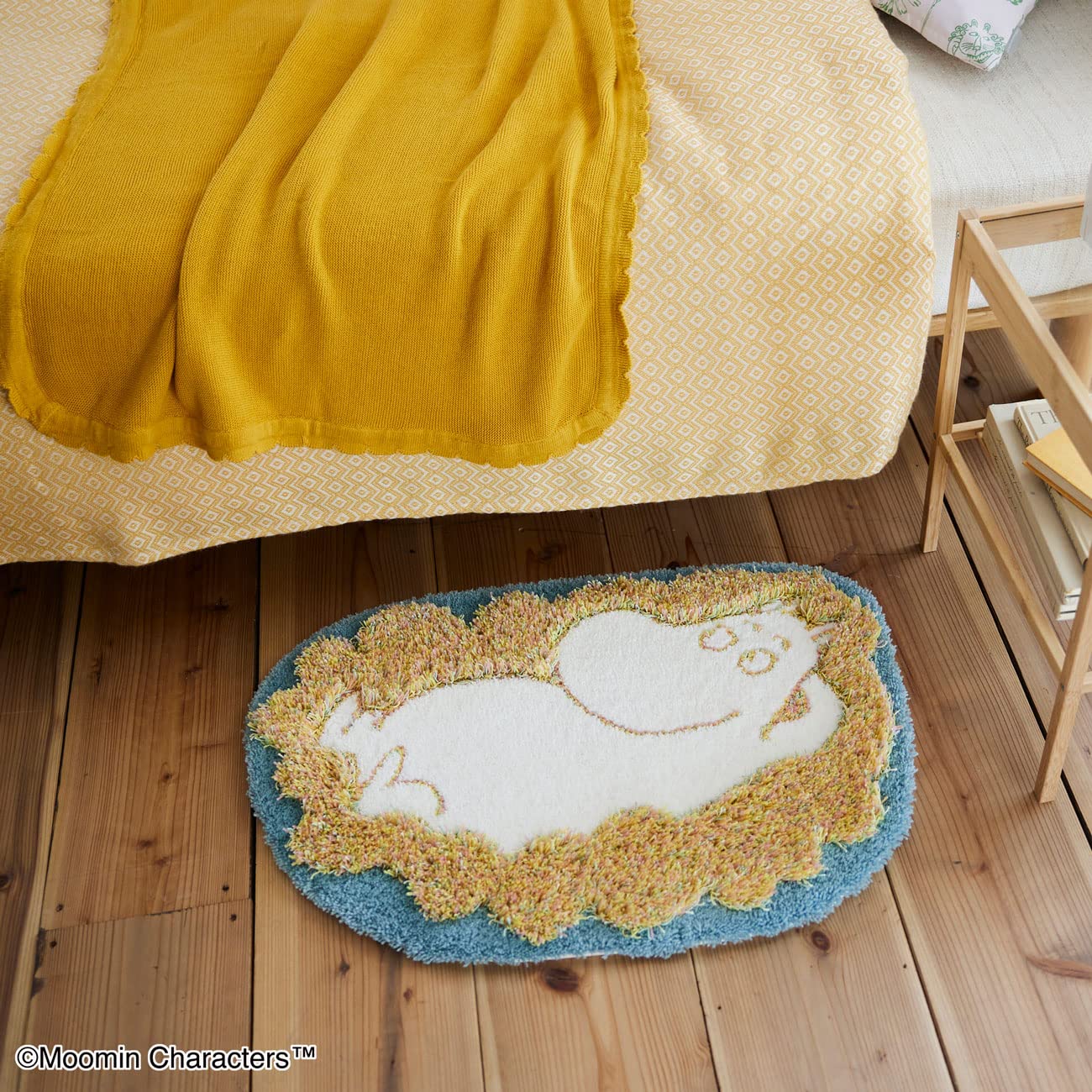 Amazon｜スミノエ MOOMIN ムーミン ラグマット フラッフィー ム-ミン 