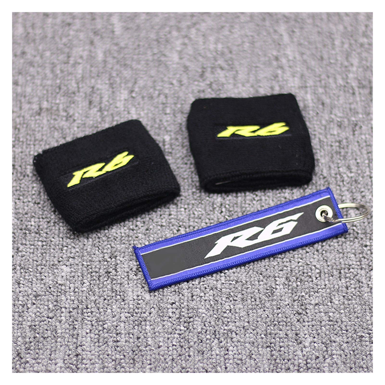 HYDT Motorcycle Brake Fluid Storage Fluid Clutch Fuel Tank Cap Socks Universal YZF R6 YZF-R6 R6S