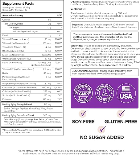 Miniatura 5 de MENO - Colágeno y proteína en polvo para envejecimiento saludable – Apoya la salud de las articulaciones y los huesos, la masa muscular magra