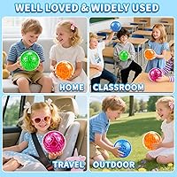 Vista 6 de Paquete de 2 bolas de rompecabezas de laberinto 3D, juego de rompecabezas de cerebro, cubo de memoria de gravedad, regalo de juguete educativo
