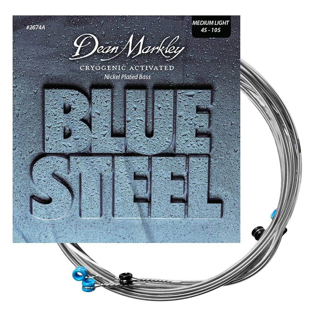 Amazon.com: Dean Markley NPS Blue Steel Bass Guitar Strings