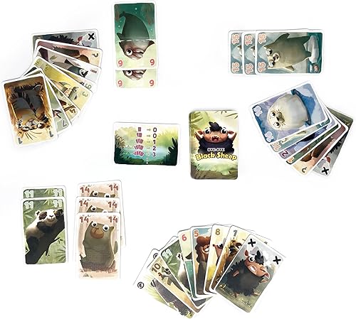 Miniatura 5 de Juego de cartas Bye-Bye Black Sheep para niños y familia  Juego de empujar tu suerte  A partir de 8 años  para 2 a 5 jugadores  Tiempo de juego de