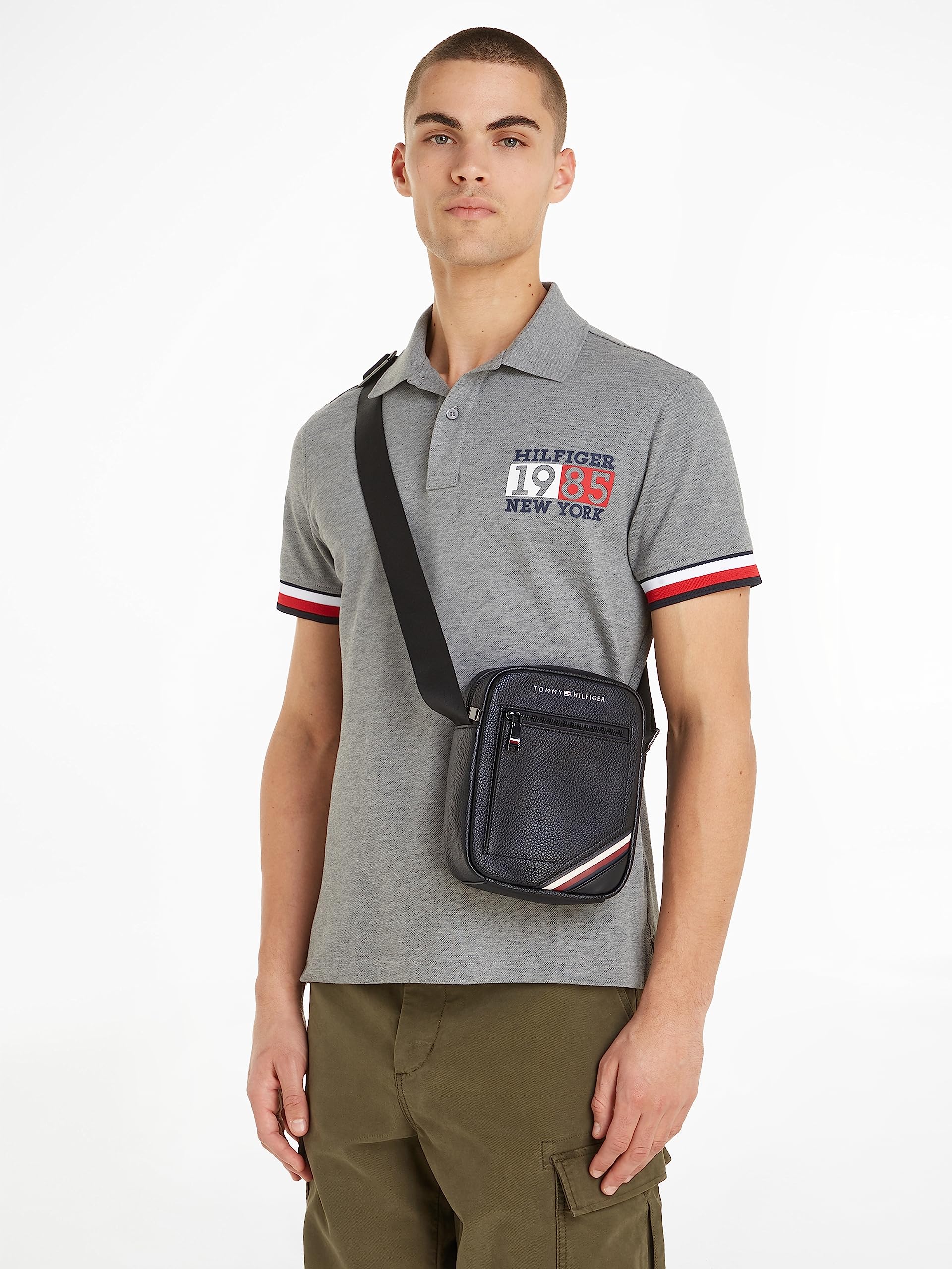 Tommy Hilfiger Borsa a Tracolla Uomo Central Reporter Media