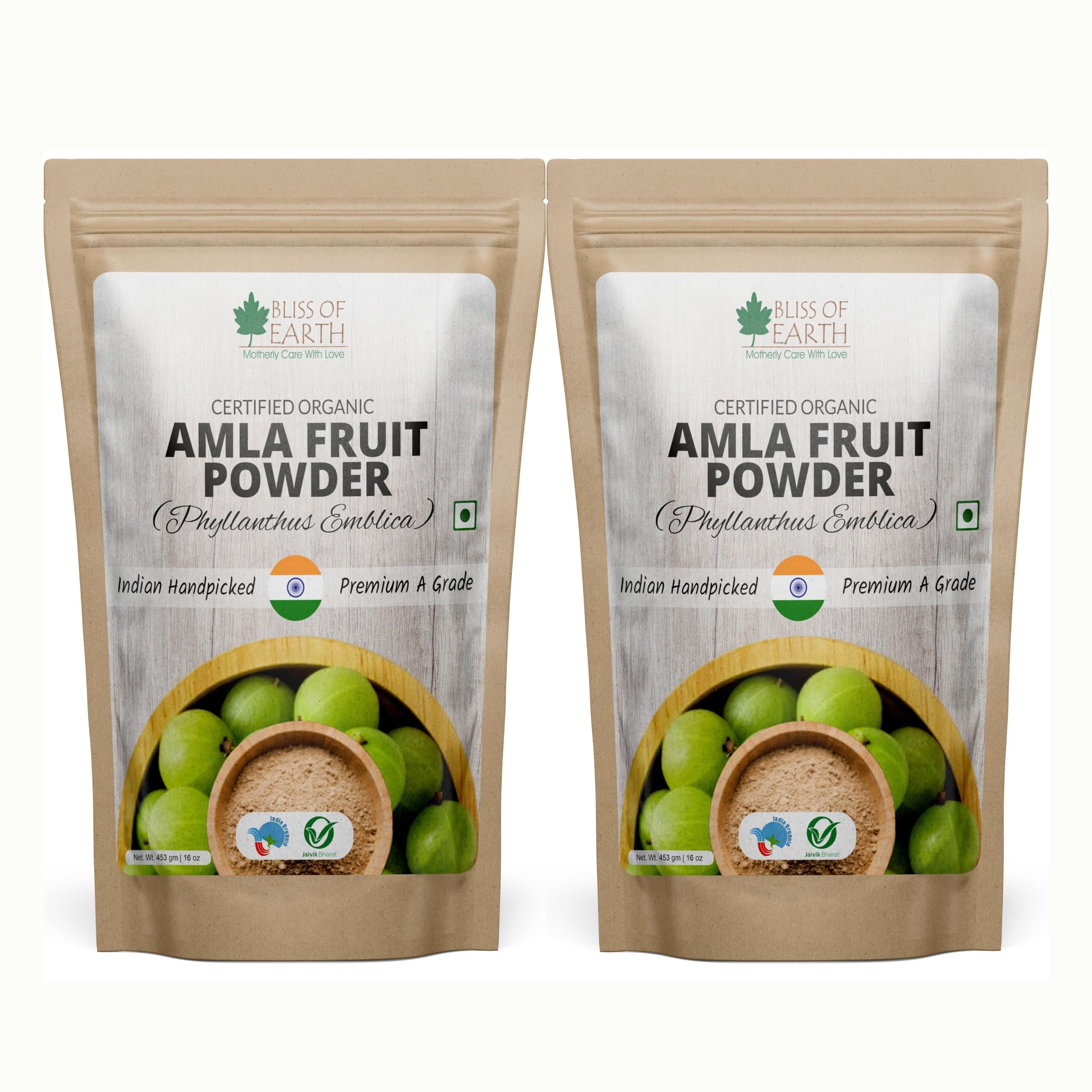 Bliss of Earth Amla Powder 453GM Organic For Eating Drinking & Hair Growth Pack of 2 (B089KJWRGX) Amazon Price History, Amazon Price Tracker