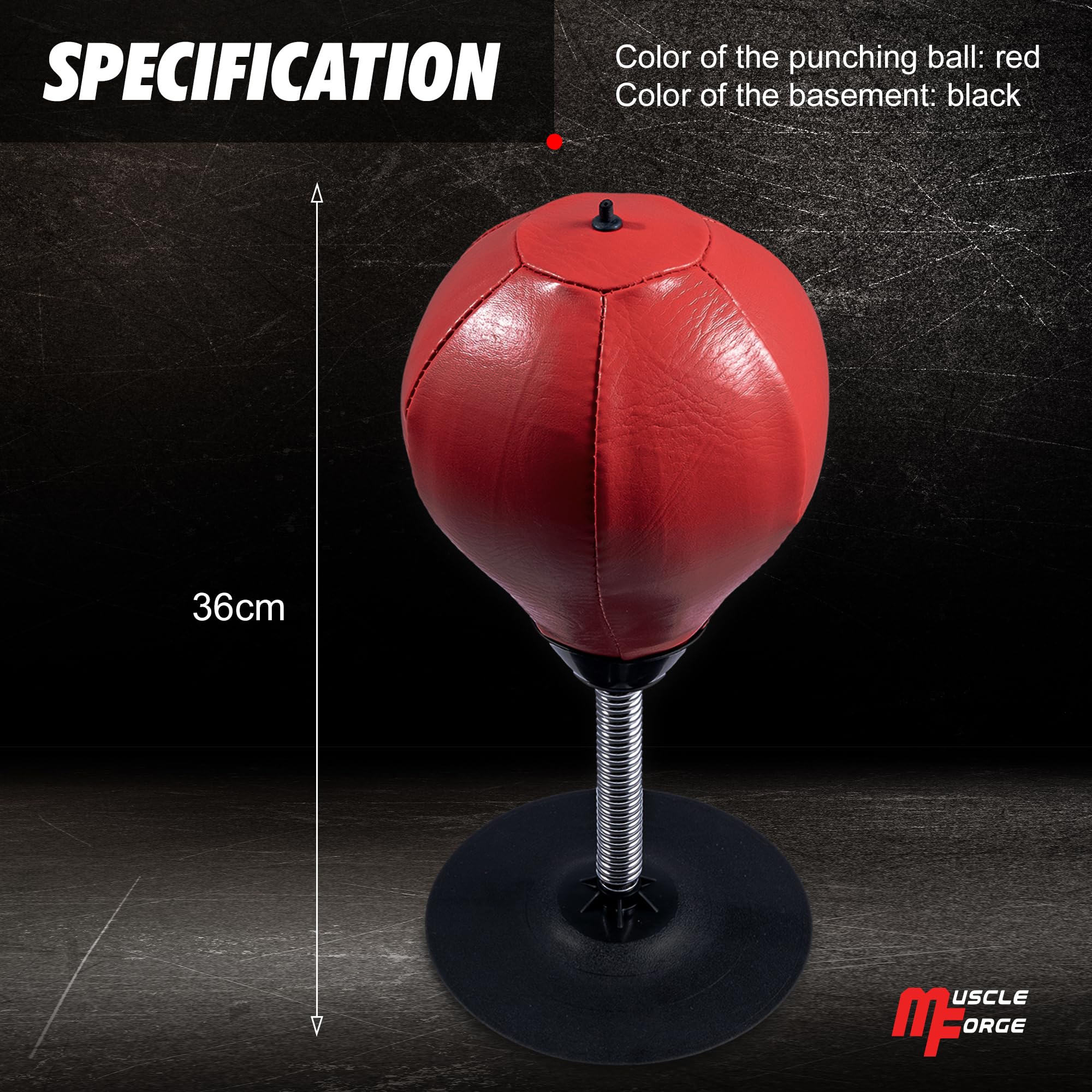 VALINK Stress Buster - Palla Da Boxe Da Scrivania, Composizione